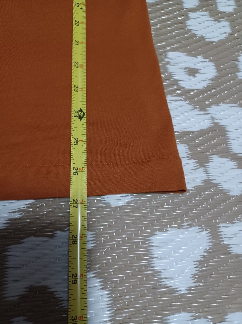 Women’s Rust Ruffle Detail Tank Top - Picture 6 of 12